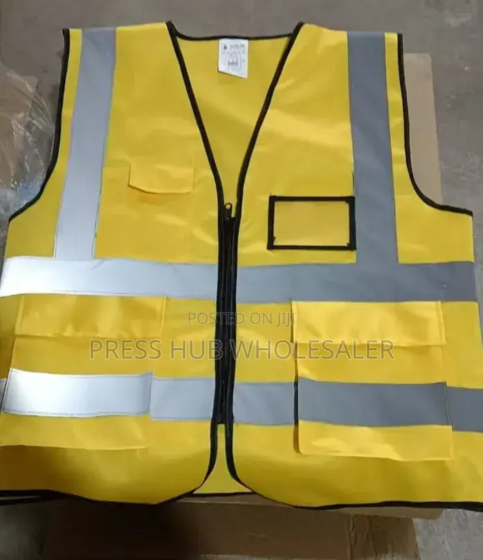 Reflector Vest With A Zip