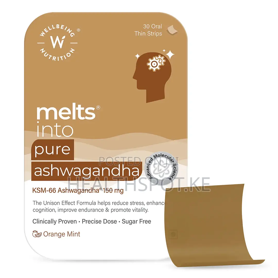 Ashwagandha KSM-66 Oral Strips-Stress, Sleep Performance Support