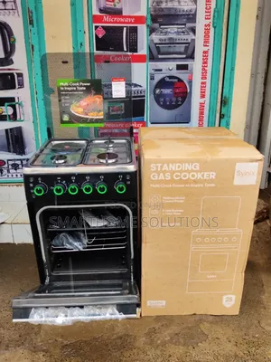 Syinix Free Standing With 3gas Cooker Burner+1 Electric Cooker