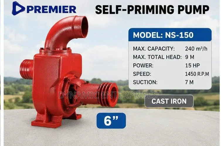 6" Self Priming Water Pump