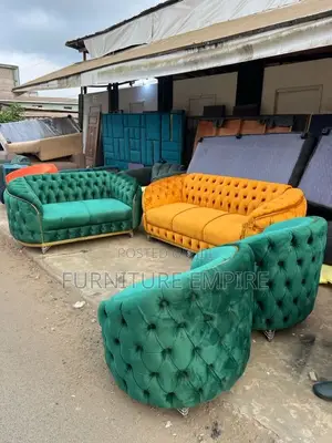 Velvet Luxe Sofa Set