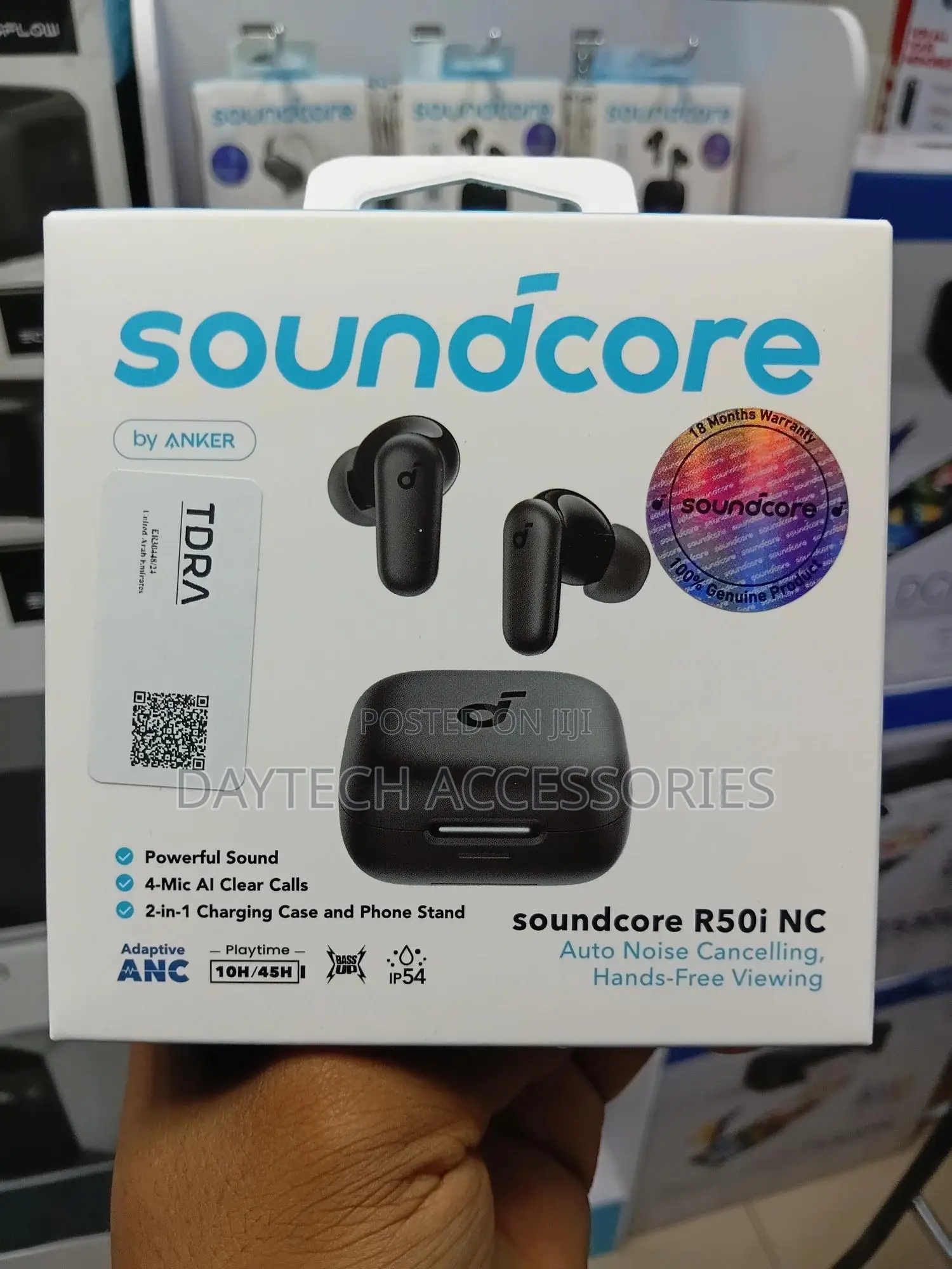 Anker Soundcore R50i Nc True Wireless Earbuds – A3959h11 – Black