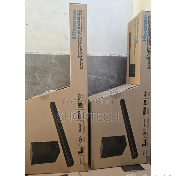 Hisense Soundbar 
200 Watts Hisense Soundbar 2.1ch Channel Hs218