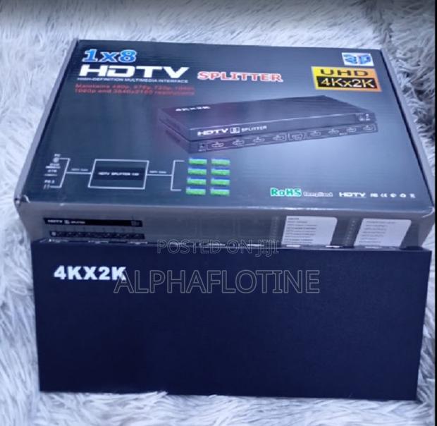 Uhd 3d Resolution 1x8 HDTV Splitter