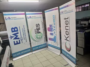 Broad Base Roll-Up Banner Printing – Stable Premium Display Stand