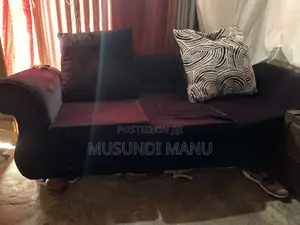 Seven Seater Black Sofa Set