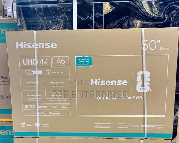 Hisense 50 Inches 50 A6qken Smart Tv Available