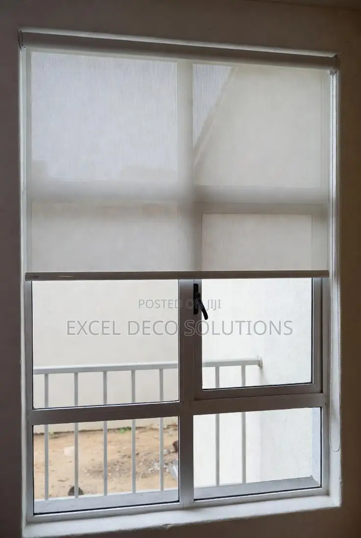 Sunscreen Roller Blinds for Office Window Comfort Use