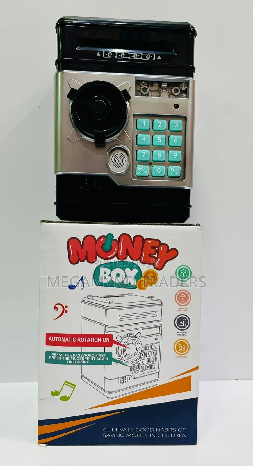 Kid Electric Money Box / Mini Atm Safe Machine