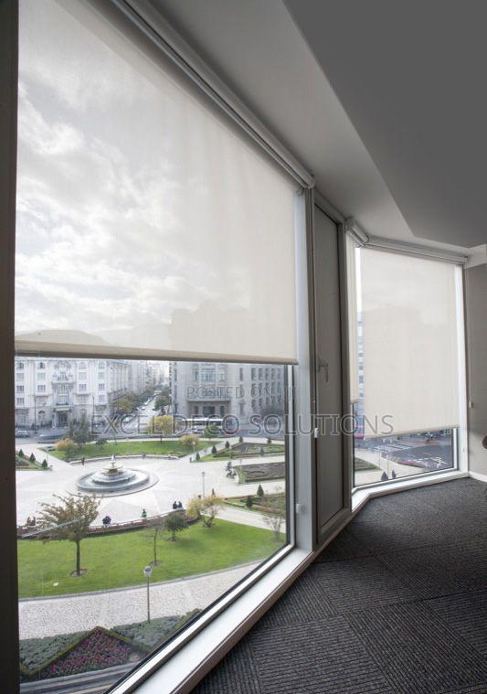 Sunscreen Roller Blinds for Clean Professional Windows