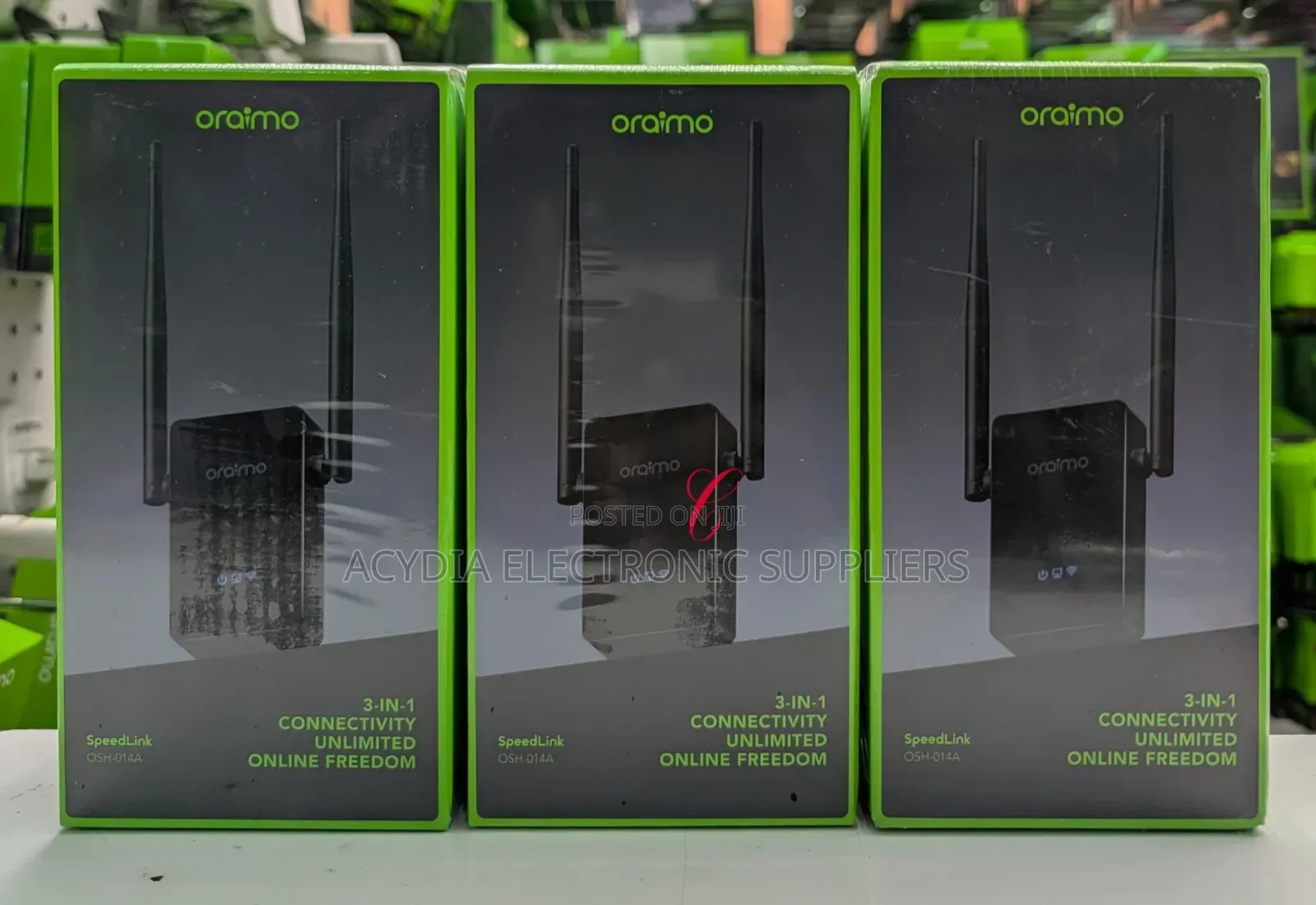 Oraimo Speedlink Access Point, Router 3-in-1 Wifi Range Extender