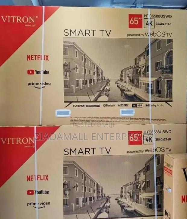 Webos 65 Inch Vitron Tv Frameless, Netflix Bluetooth and Youtube