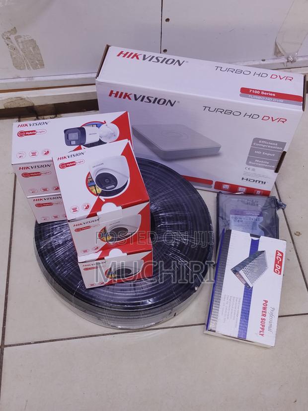 Hikvision 4 Set CCTV Security Camera 4 Channel Full Kit