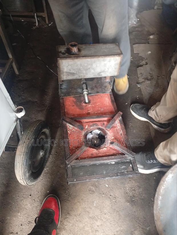 Quality Mild Steel High Pressure Single Burner It Use Used Oil.