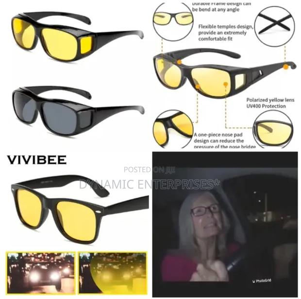 Anti-glare Night Vision Driver Goggles/Sunglasses