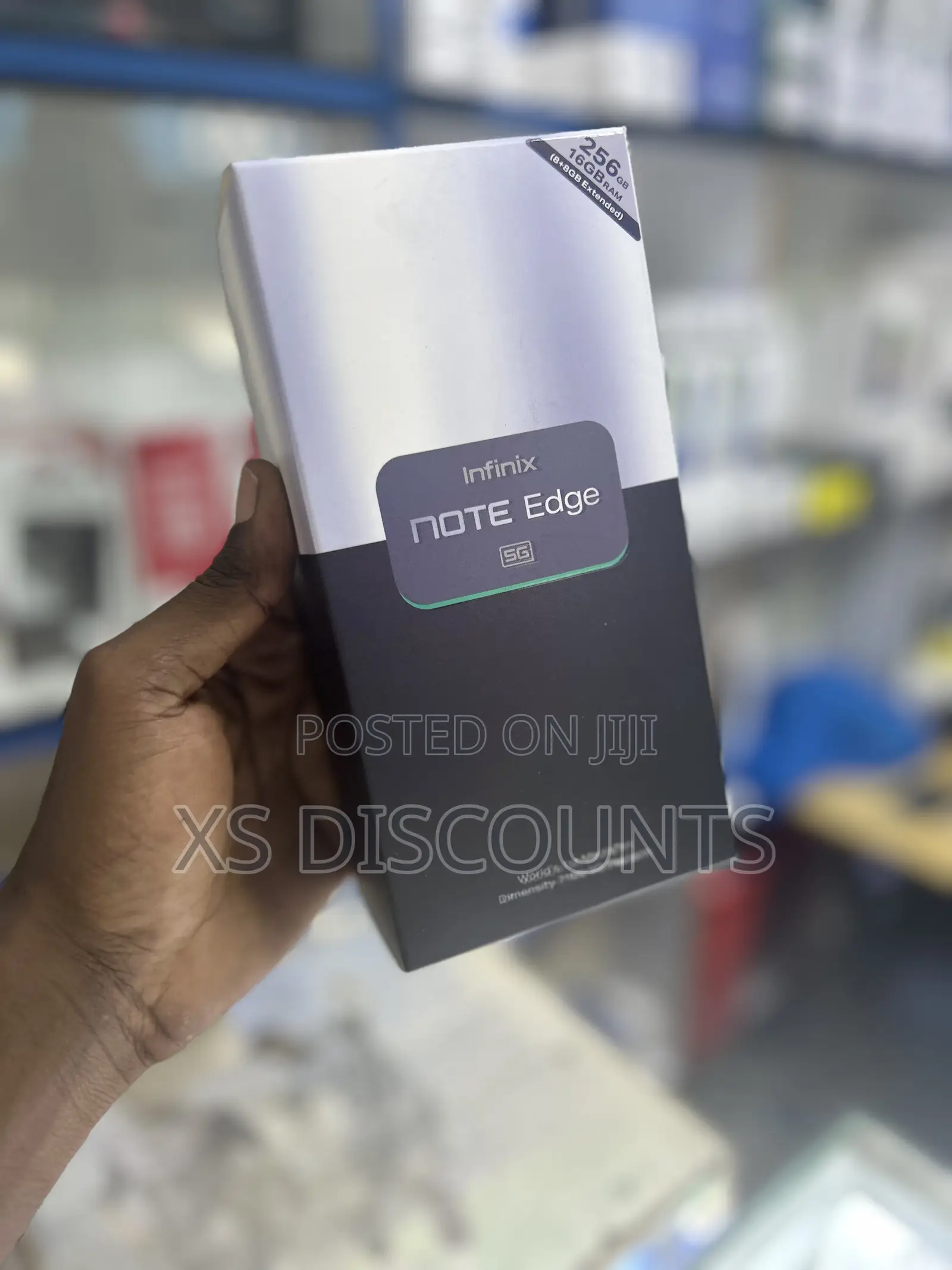 New Infinix Note Edge 256 GB Black