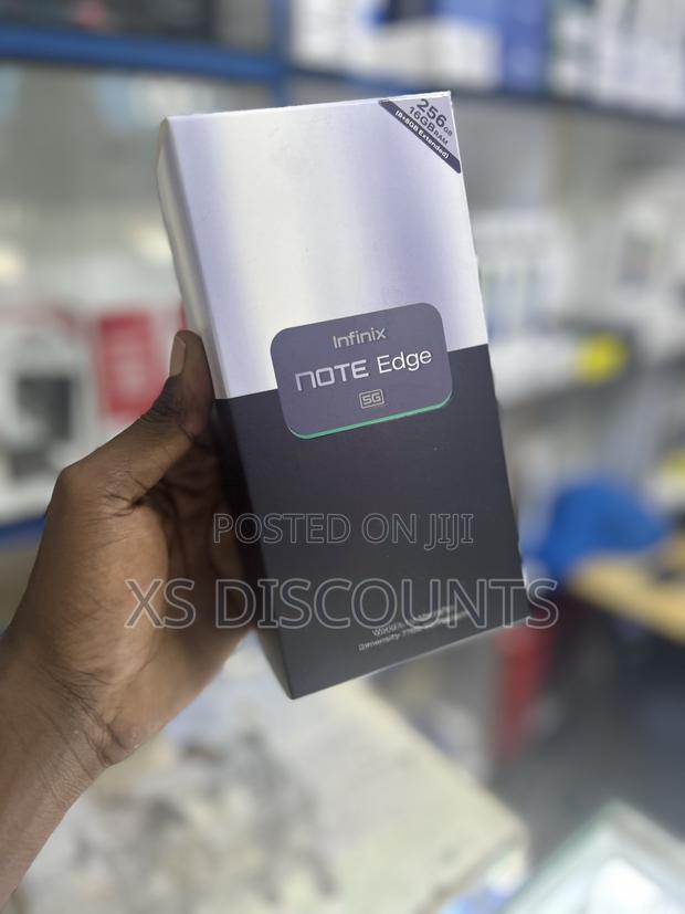 New Infinix Note Edge 256 GB Black - thumbnail 3