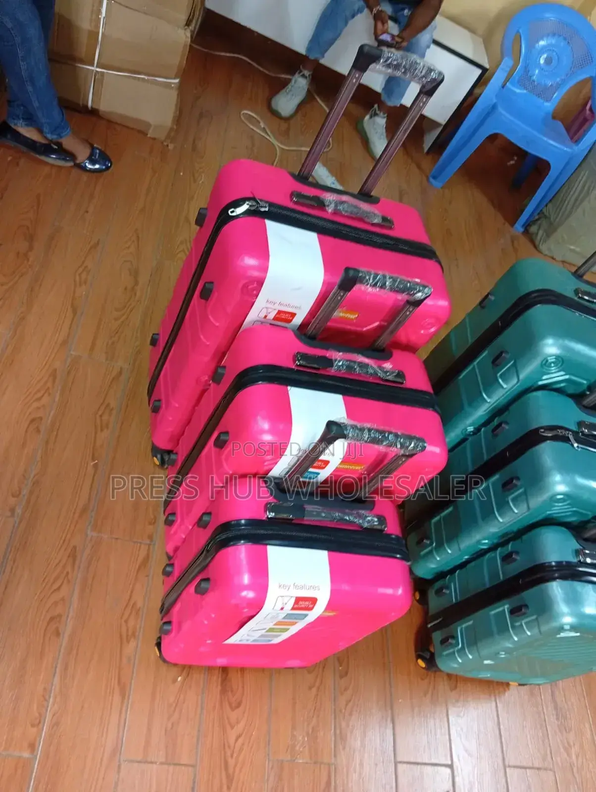 3-in-1 Fibre Suitcase Set (Small, Medium, Large)