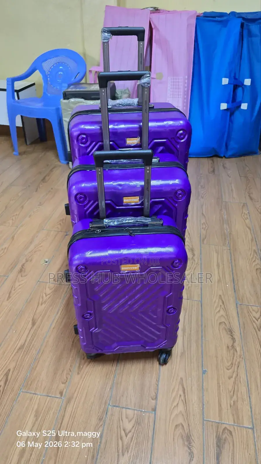 3-in-1 Fibre Suitcase Set (Small, Medium, Large)