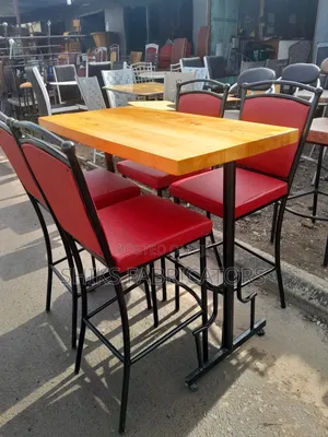 Wooden High Tables and Stools