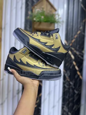 Air Jordan 3 Ei Vuero in Gold -Black Colourway.