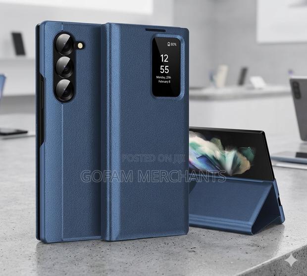 Samsung Galaxy Z Fold 7 Smart Clear View Wallet Case