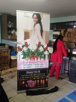 Beautiful Memorial Rollup Banner