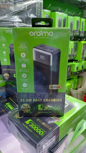 Oraimo 22.5w Powernova Q31(Opb-7300q) Power Bank.