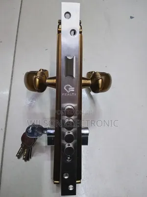 Metallic Iron Door Lock. Mae Fealty 4 Pin