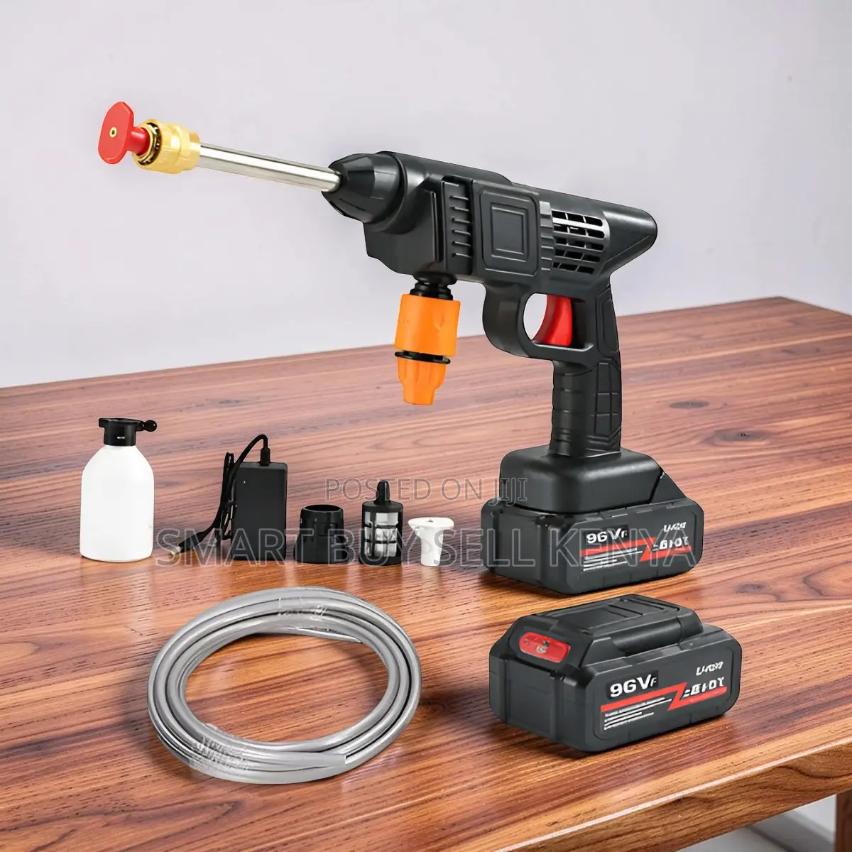 High Performance Compact Tool 96v Cordless Pressure Washer Gun Machine
