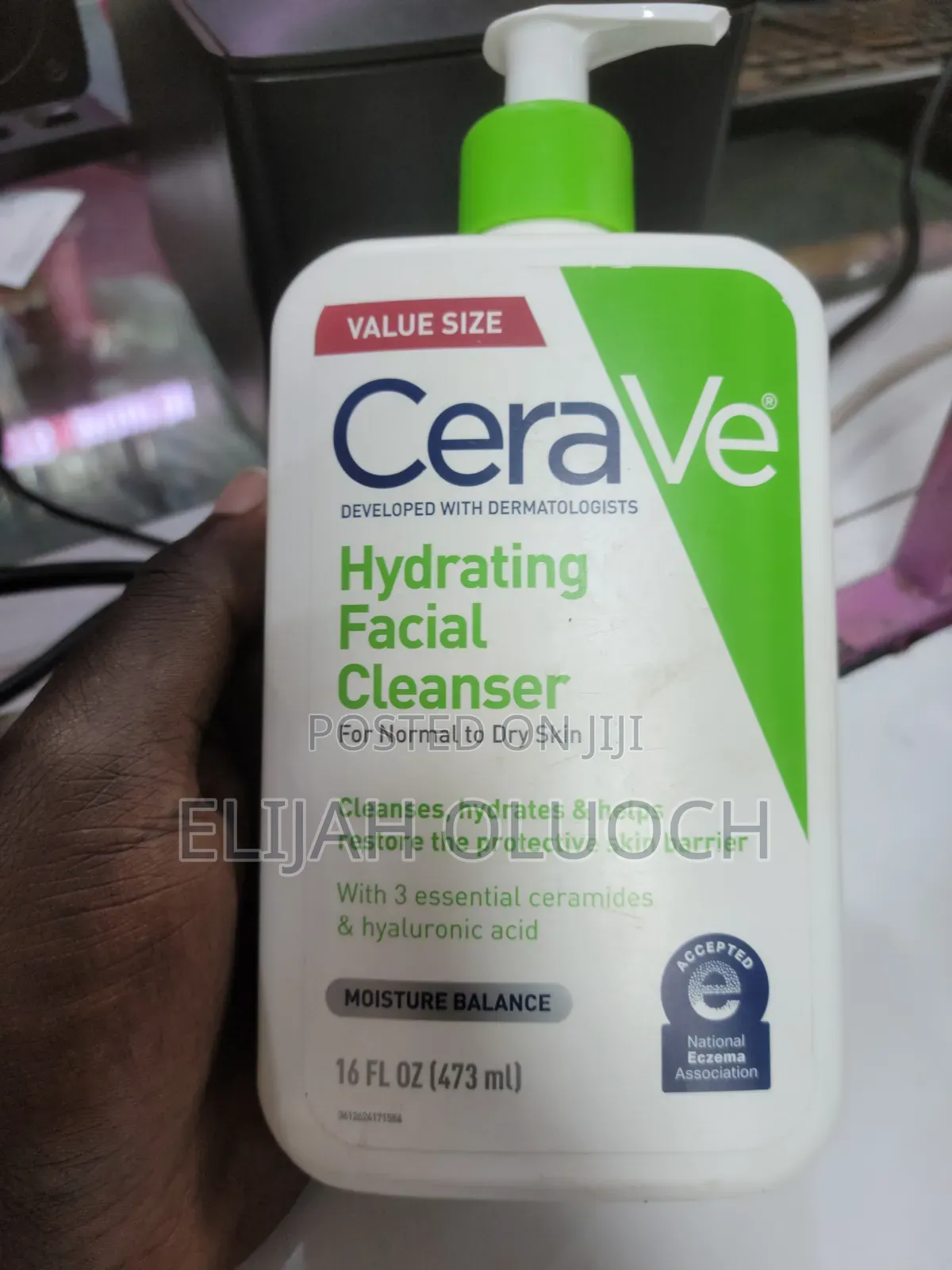 Cerave Hydrating Facial Cleanser Original, 473ml