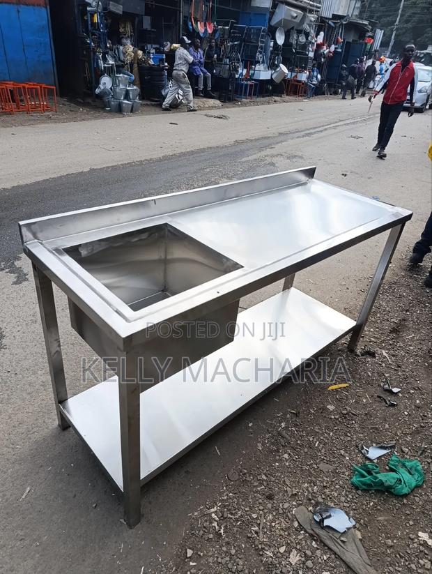 Single Stainless Steel Sink Commercial