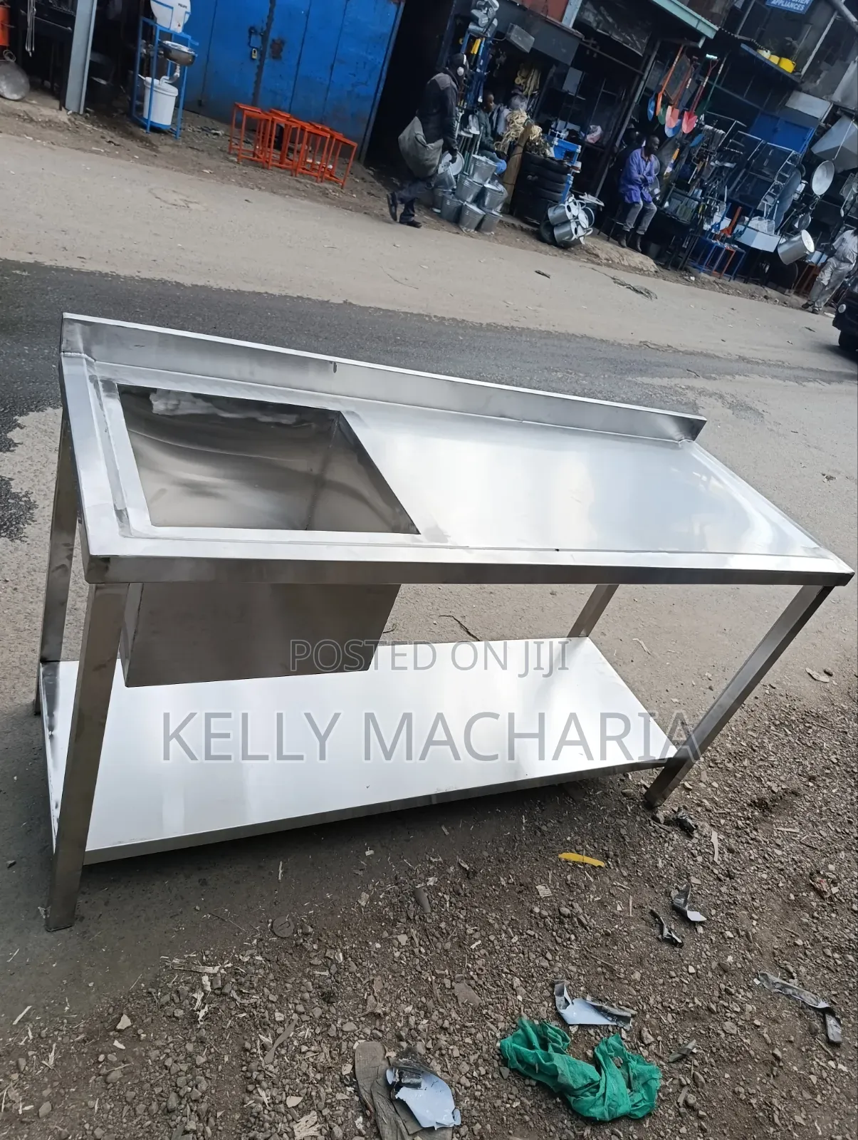 Single Stainless Steel Sink Commercial
