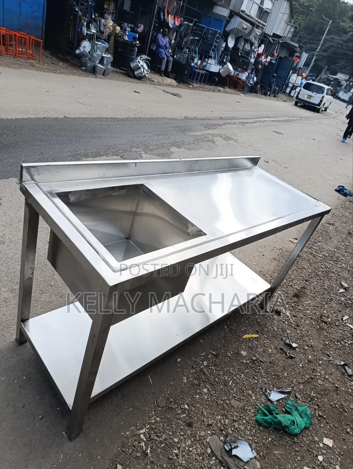 Single Stainless Steel Sink Commercial