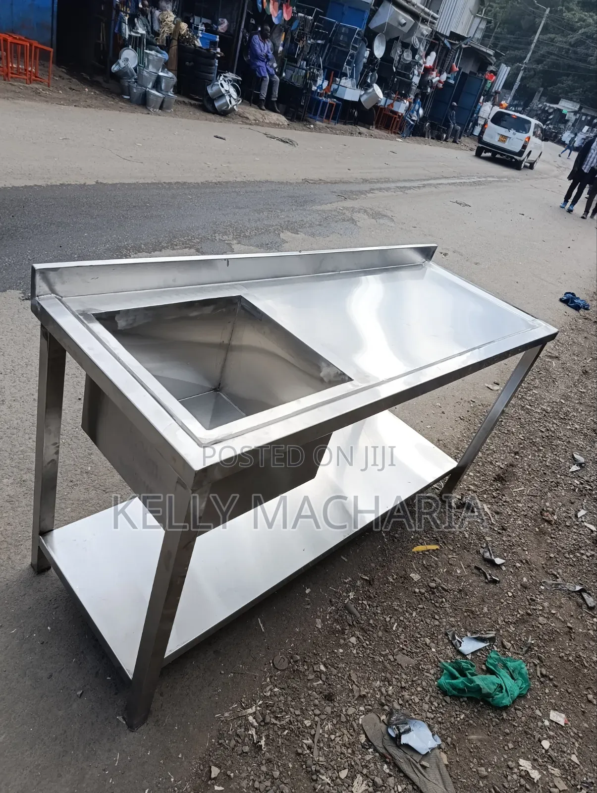Single Stainless Steel Sink Commercial
