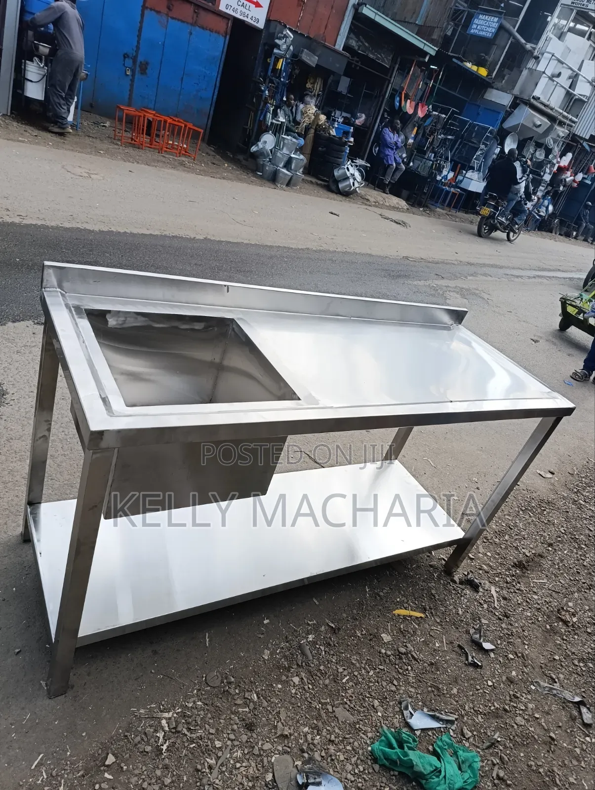 Single Stainless Steel Sink Commercial