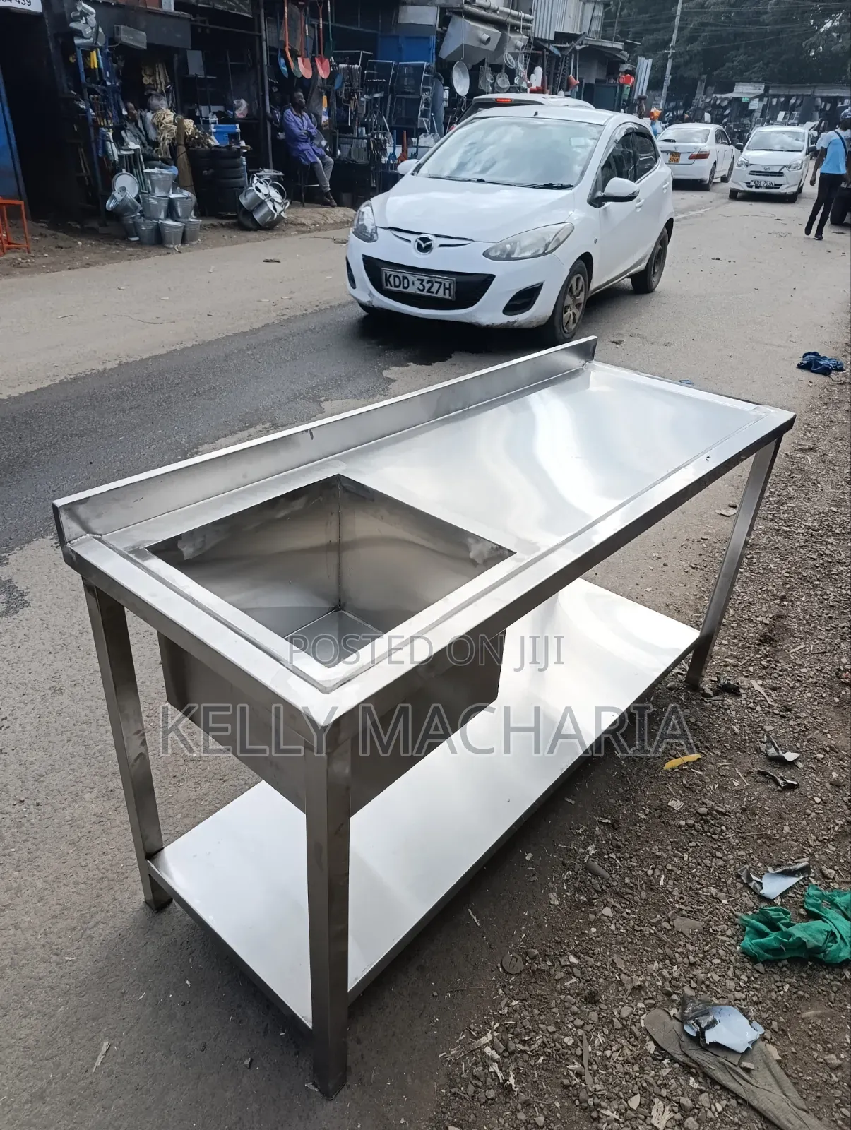 Single Stainless Steel Sink Commercial