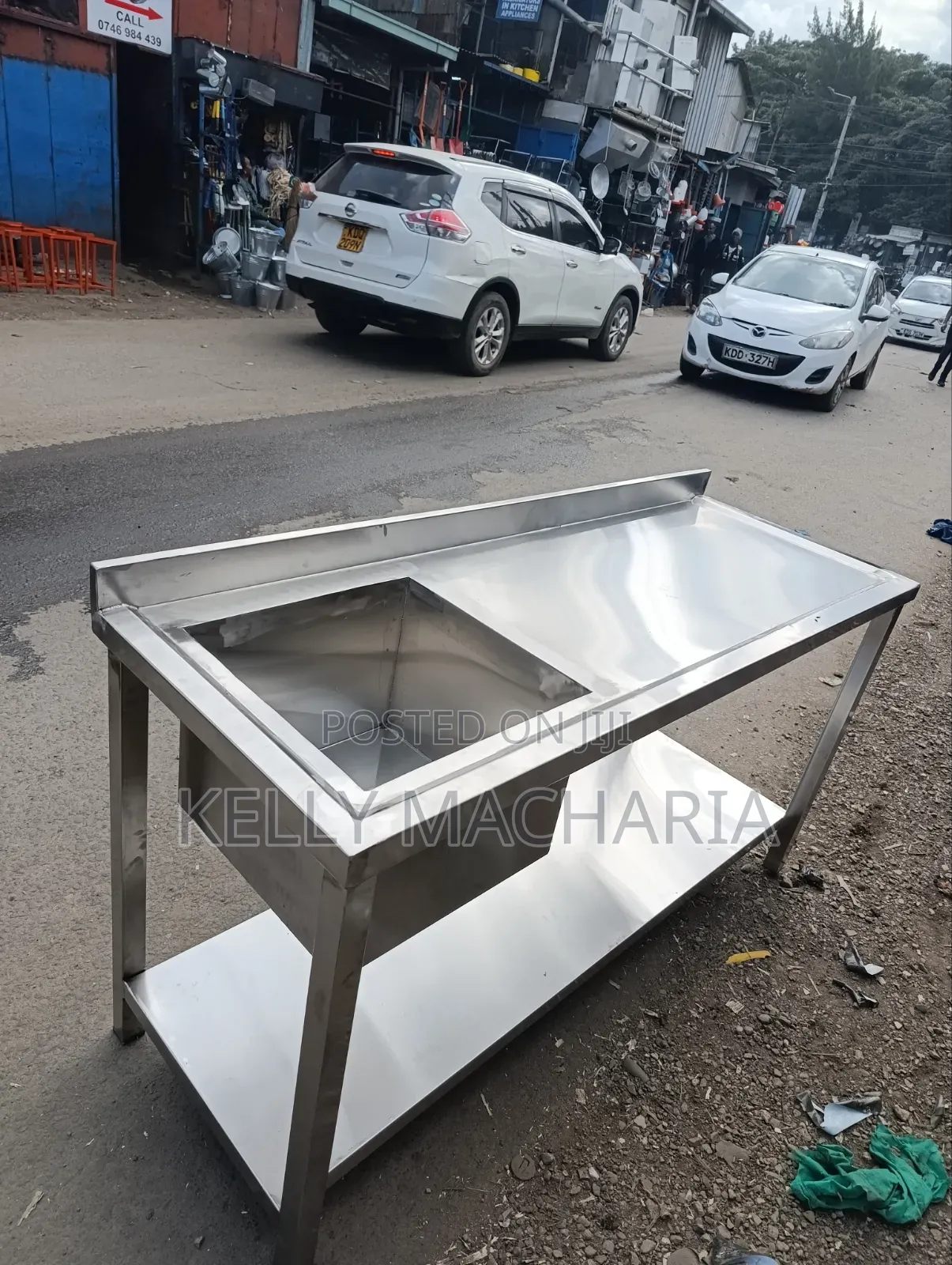 Single Stainless Steel Sink Commercial