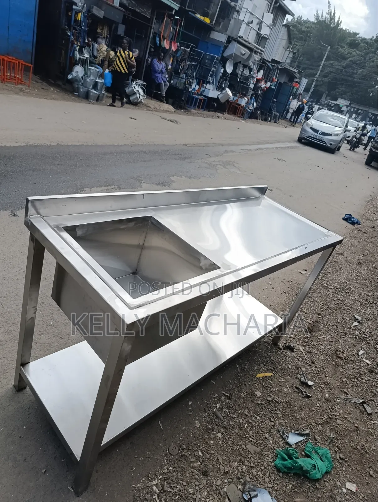 Single Stainless Steel Sink Commercial