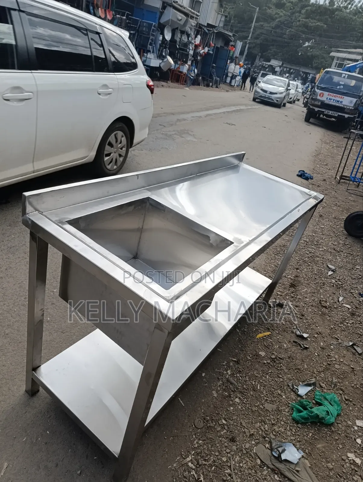 Single Stainless Steel Sink Commercial