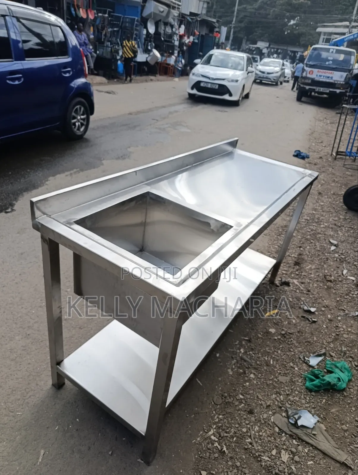 Single Stainless Steel Sink Commercial