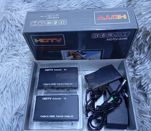60m Hdmi Cable Extender Through Cat 6 Ideal Audio $ Video Transmission