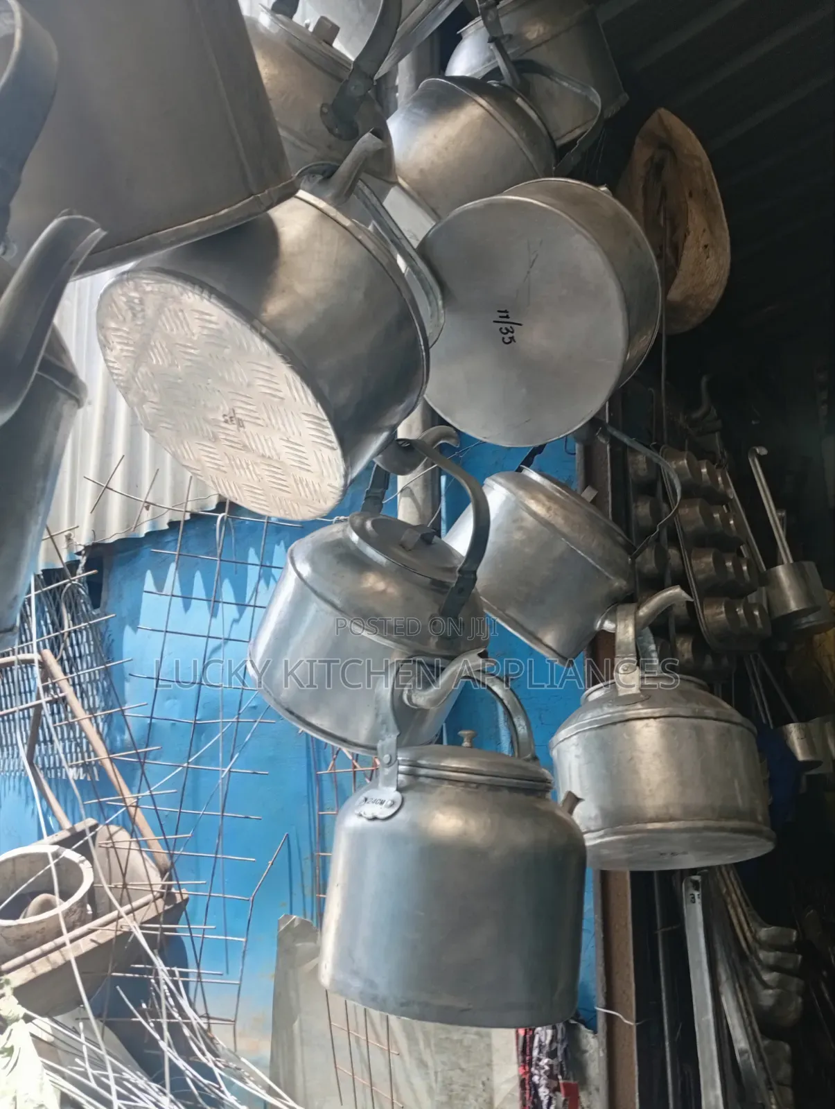 Heavy Duty Aluminium Kettle/Birika.