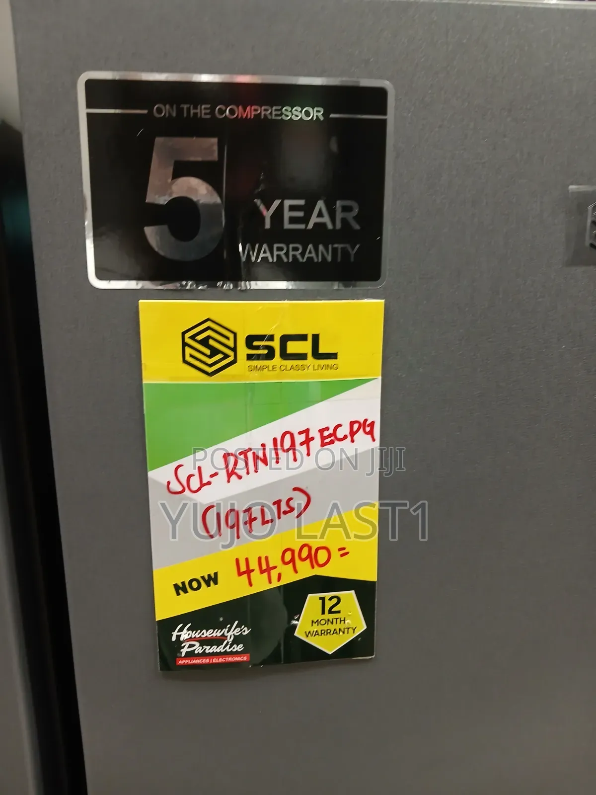 SCL 197 Litres Refrigerator: SCL-Rtn197ecpg