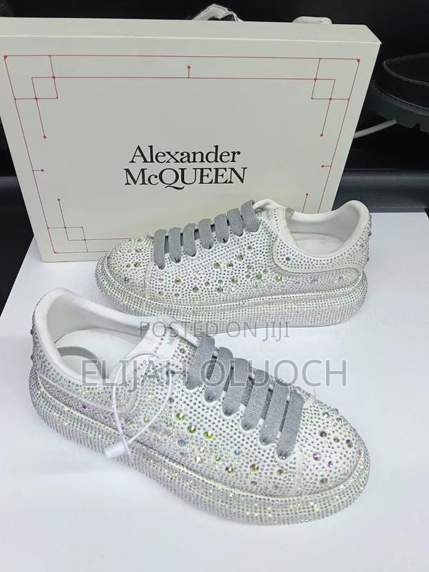 Alexander McQueen White Crystal_galaxy__ _Glitter_
