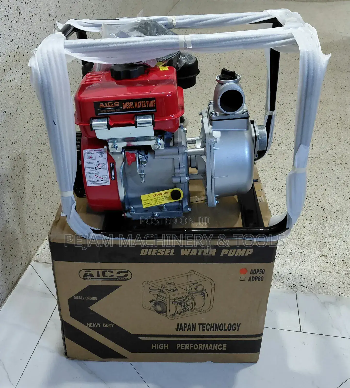 2" Aico Japan Diesel Waterpump Normal Pressure 8hp Engine