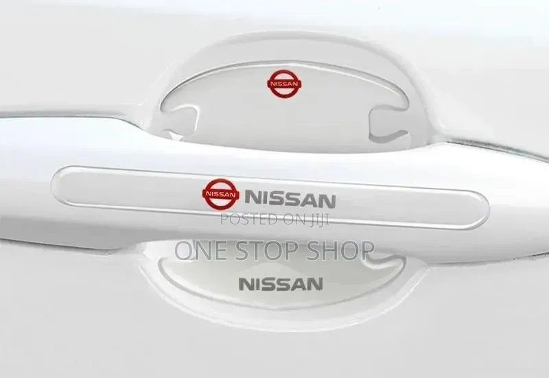 4doors Nissan Branded Protective Handle Stickers Prevent Paintscratch