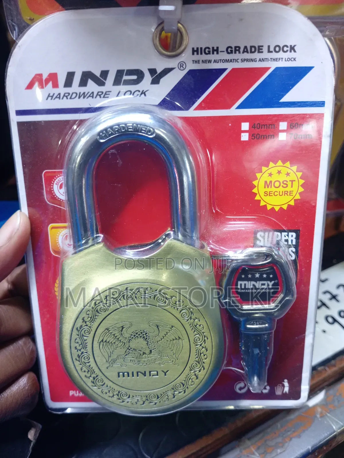 Mindy 70 Mm Heavy Duty Round Earless Padlock