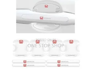 8pc Honda Clear Invisible Self Adhesive Door Handle Waterproof Sticker