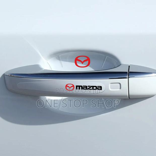 Clear Mazda Logo Door Handles Bowl Water,Scratch,Wear Resistant Sticke